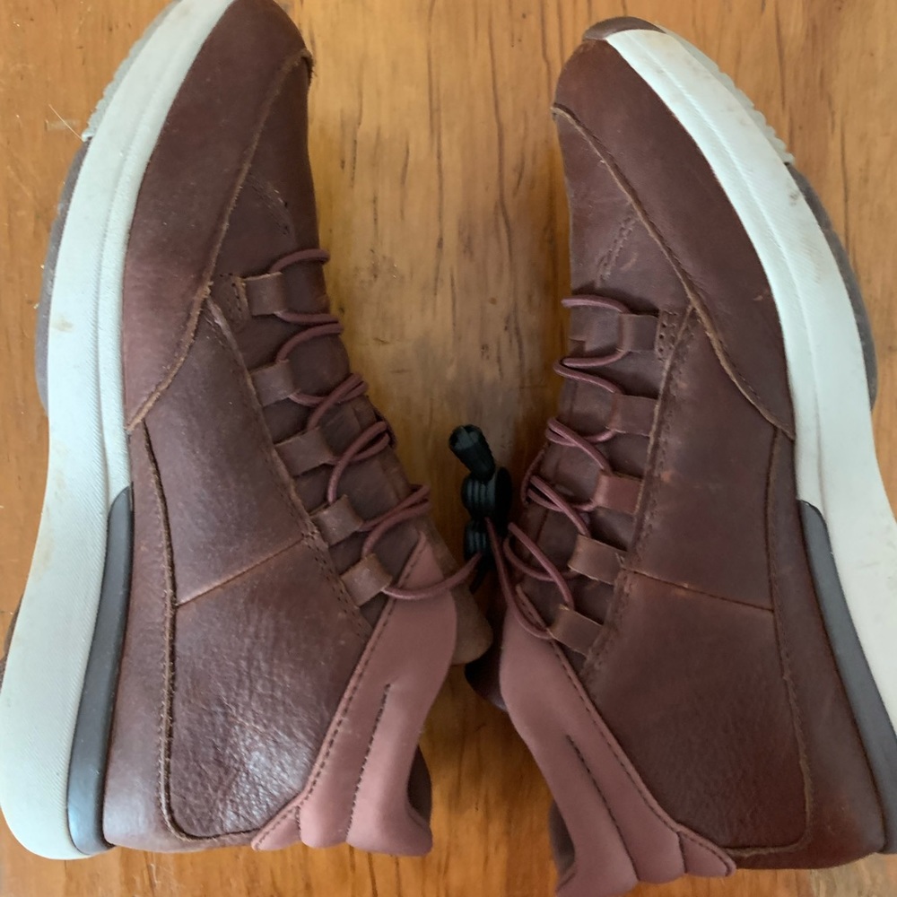 Clarks brown ankle boots